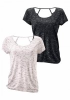 NU 20% KORTING: LASCANA T-shirt (set van 2)
