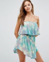 Surf Gypsy Tie Dye Bardot Beach Dress