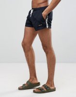 Nicce London Taping Swim Short In Black