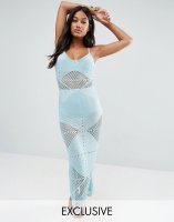 South Beach Crochet Maxi Dress