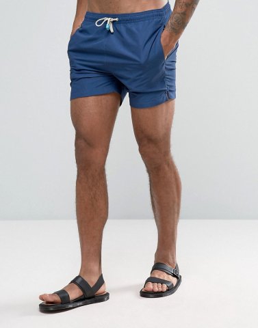 Oiler & Boiler Tuckernuck Mid-Length Swim Shorts In Navy