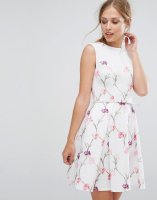 Ted Baker Sketchbook A-Line Skater Dress