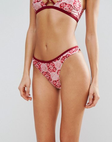 Minkpink Paisley Cheeky Bikini Bottom