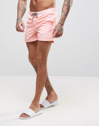 Jack & Jones Swim Shorts Sunset In Pink