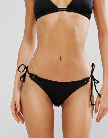 ASOS Mix and Match Tie Side Brazilian Bikini Bottom with Eyelets