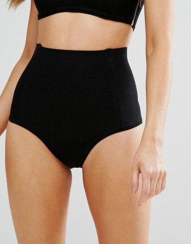 Missguided Bandage High Waist Bikini Bottom