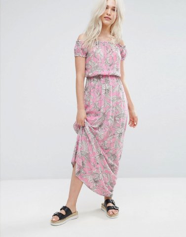 Pimkie Palm Print Maxi Dress