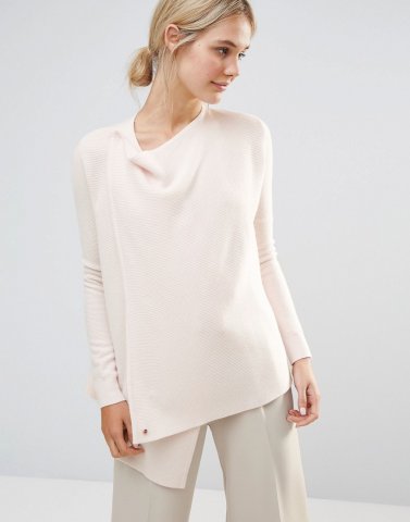 Ted Baker Wrap Oversized Knitted Jumper
