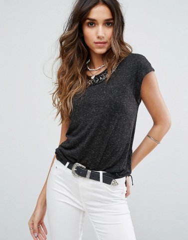 Pimkie Embellished Neck T-Shirt