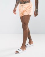 Oiler & Boiler Chevy Swim Short In Peach