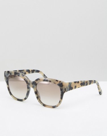 Stella McCartney Oversized Tortoiseshell Sunglasses