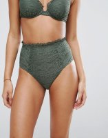 ASOS Mix and Match Crochet High Waist Bikini Bottom