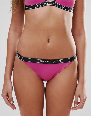 Tommy Hilfiger Logo Tape Bikini Bottom