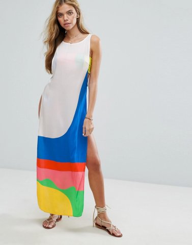 Mara Hoffman Rainbow Beach Cover Up