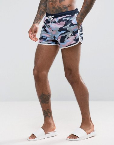 Gym King Runner Swim Shorts In Super Short Length