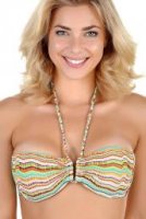 Caribbean Wave Bikini Beha Bandeau (A-B cup)