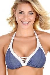 Block Party Triangle bikini top (D cup)