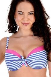 Castaway Stripe Bikini Push-up Beha (D-F cup)