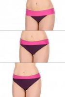 Lilleholm Bikini slip met plooiband